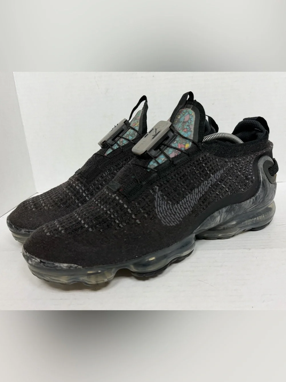 Nike Vapormax Flyknit Black Dark Grey CJ6740-002 Men's Size 11.5 Shoes